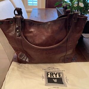 Frye Dark brown leather bag